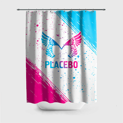 Шторка для ванной Placebo neon gradient style / 3D-принт – фото 1