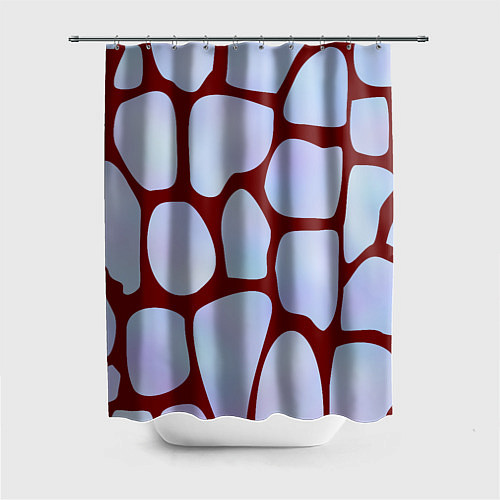 Шторка для ванной Клеточная ткань / 3D-принт – фото 1