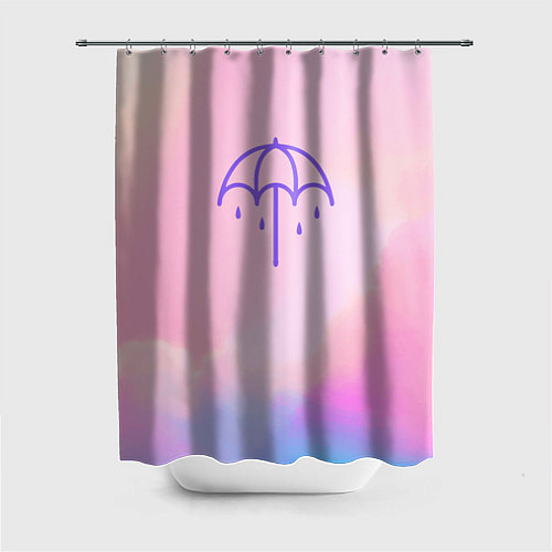 Шторка для ванной Bring Me The Horizon Umbrella / 3D-принт – фото 1