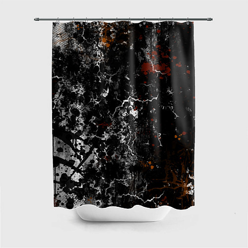 Шторка для ванной Граффити абстрактный рисунок / 3D-принт – фото 1