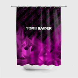 Шторка для ванной Tomb Raider pro gaming: символ сверху