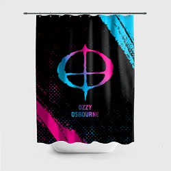 Шторка для ванной Ozzy Osbourne - neon gradient