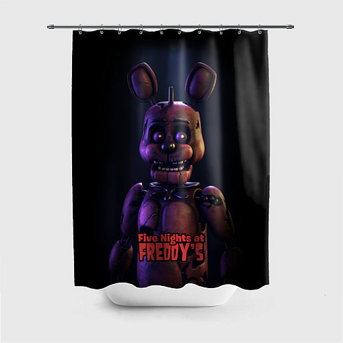 Шторка для ванной Five Nights at Freddys Bonnie / 3D-принт – фото 1