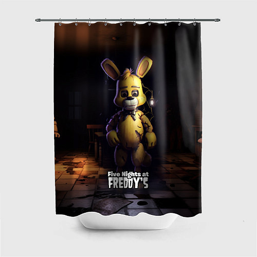 Шторка для ванной Spring Bonnie Five Nights at Freddys / 3D-принт – фото 1