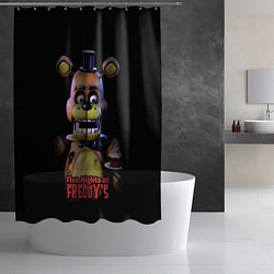 Шторка для душа Five Nights at Freddy, цвет: 3D-принт — фото 2