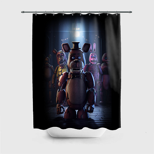 Шторка для ванной Five Nights at Freddy / 3D-принт – фото 1