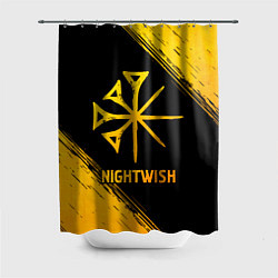 Шторка для ванной Nightwish - gold gradient