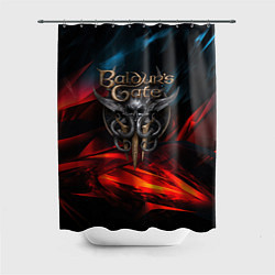 Шторка для душа Baldurs Gate 3 logo, цвет: 3D-принт