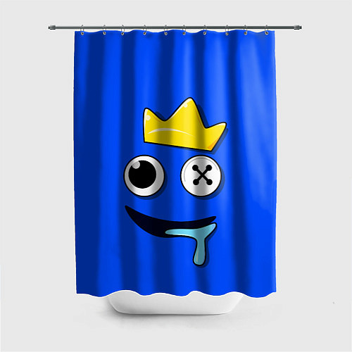 Шторка для ванной Радужные друзья Синий / 3D-принт – фото 1