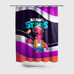 Шторка для ванной Даг с хотдогом - Brawl Stars