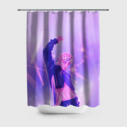 Шторка для ванной Хёнджин на концерте - Стрей Кидс / 3D-принт – фото 1