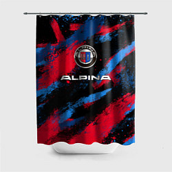 Шторка для ванной Alpina - BMW colors