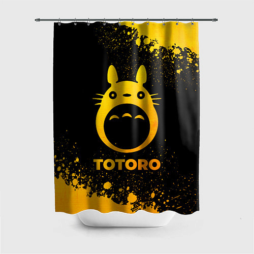 Шторка для ванной Totoro - gold gradient / 3D-принт – фото 1