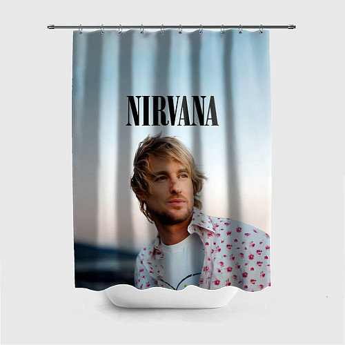 Шторка для ванной Тру фанат Nirvana / 3D-принт – фото 1