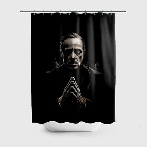 Шторка для ванной Дон Вито Корлеоне крестный отец / 3D-принт – фото 1