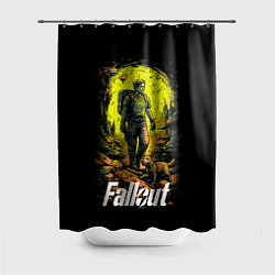 Шторка для душа Fallout poster, цвет: 3D-принт