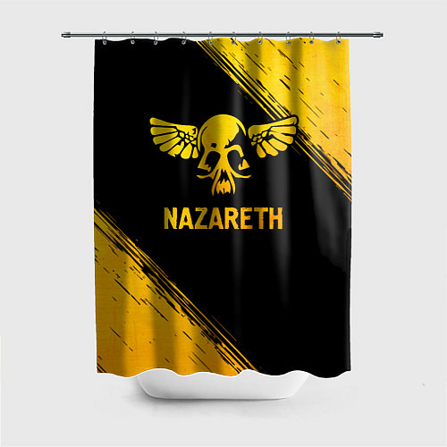 Шторка для ванной Nazareth - gold gradient / 3D-принт – фото 1