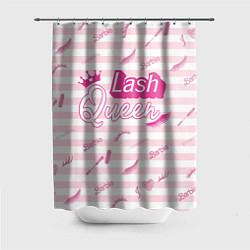 Шторка для ванной Lash queen - pink Barbie pattern