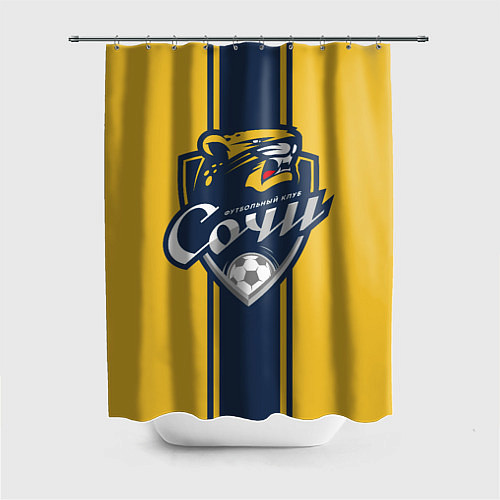 Шторка для ванной FC Sochi - Сочи / 3D-принт – фото 1