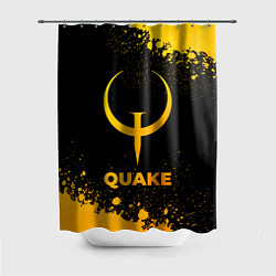 Шторка для ванной Quake - gold gradient