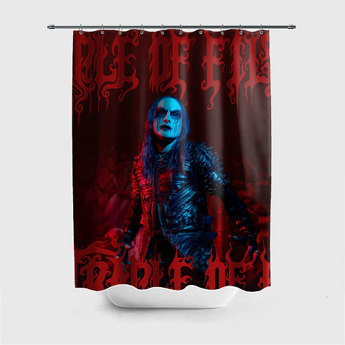 Шторка для ванной Cradle Of Filth: Dani Filth / 3D-принт – фото 1