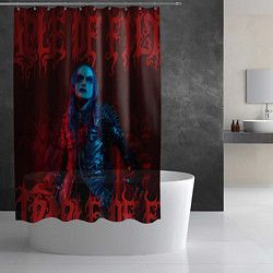 Шторка для душа Cradle Of Filth: Dani Filth, цвет: 3D-принт — фото 2
