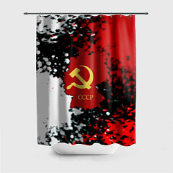 Шторка для душа Назад в СССР, цвет: 3D-принт