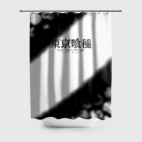 Шторка для ванной Tokyo Ghoul аниме логотипы / 3D-принт – фото 1