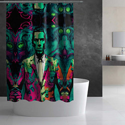 Шторка для душа Че Гевара в современном стиле, цвет: 3D-принт — фото 2