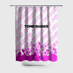 Шторка для ванной Tomb Raider pro gaming посередине