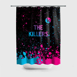 Шторка для ванной The Killers - neon gradient посередине