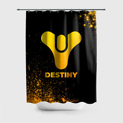 Шторка для ванной Destiny - gold gradient