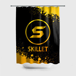 Шторка для ванной Skillet - gold gradient