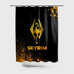 Шторка для ванной Skyrim - gold gradient