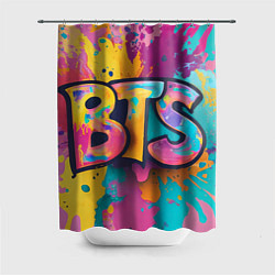 Шторка для душа BTS new, цвет: 3D-принт