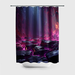 Шторка для ванной Абстрактные фрагменты