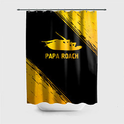 Шторка для ванной Papa Roach - gold gradient