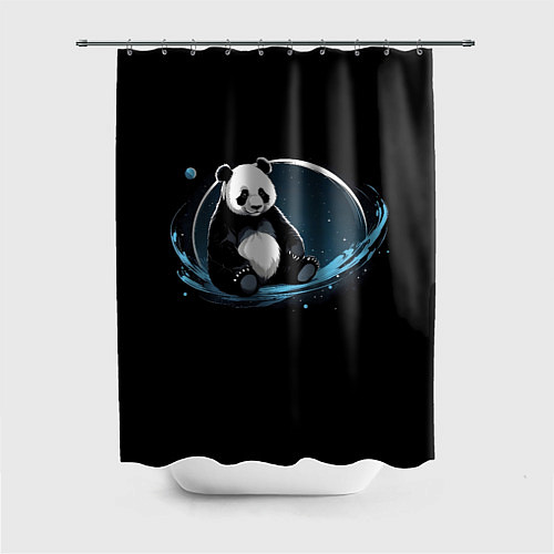 Шторка для ванной Панда сидит / 3D-принт – фото 1