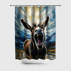 Шторка для ванной Крик осла