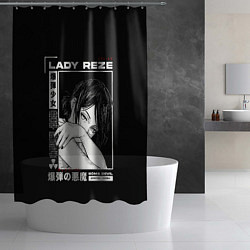 Шторка для душа Reze - Chainsaw man, цвет: 3D-принт — фото 2