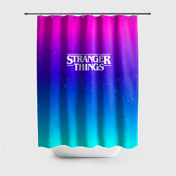 Шторка для ванной Stranger Things gradient colors