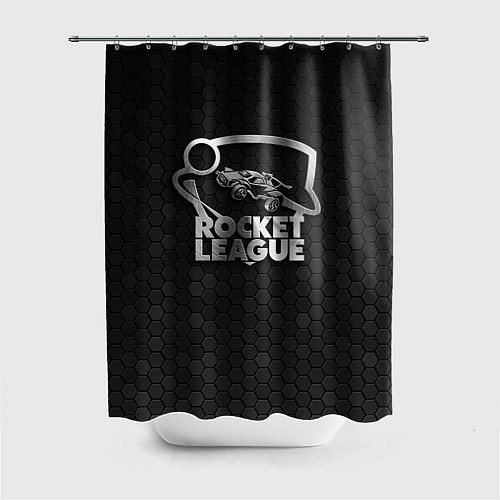 Шторка для ванной Rocket League - metal logo / 3D-принт – фото 1