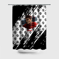 Шторка для ванной Berserk anime black pattern