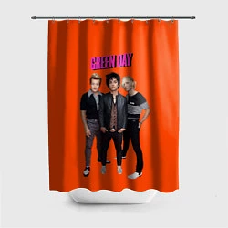 Шторка для душа Green Day trio, цвет: 3D-принт