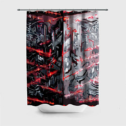 Шторка для ванной Адский доспех в царапинах