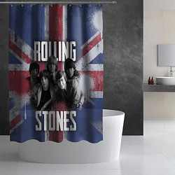 Шторка для душа Rolling Stones - Great britain, цвет: 3D-принт — фото 2