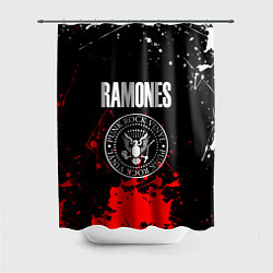 Шторка для душа Ramones краски метал группа, цвет: 3D-принт