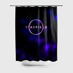 Шторка для ванной Starfield тёмное небо из игры