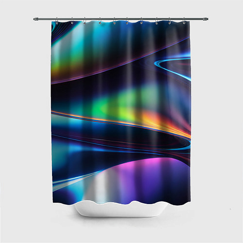 Шторка для ванной Голографический материал / 3D-принт – фото 1