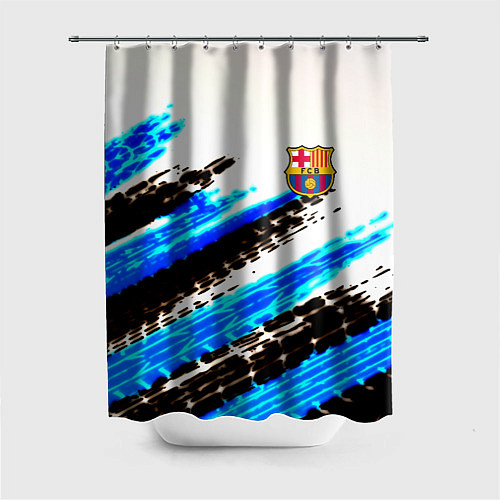 Шторка для ванной Barcelona fc club / 3D-принт – фото 1